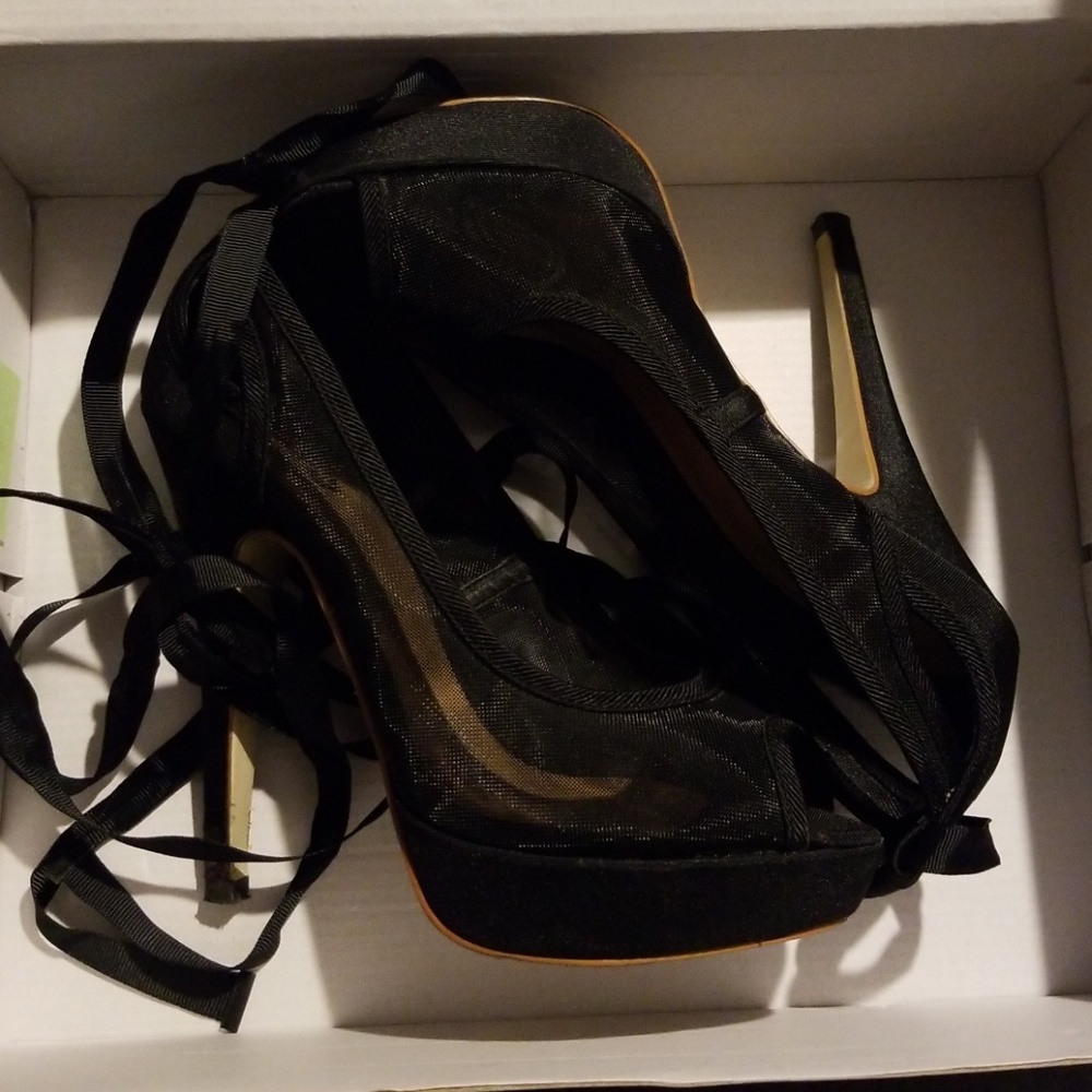 Lace up heels
